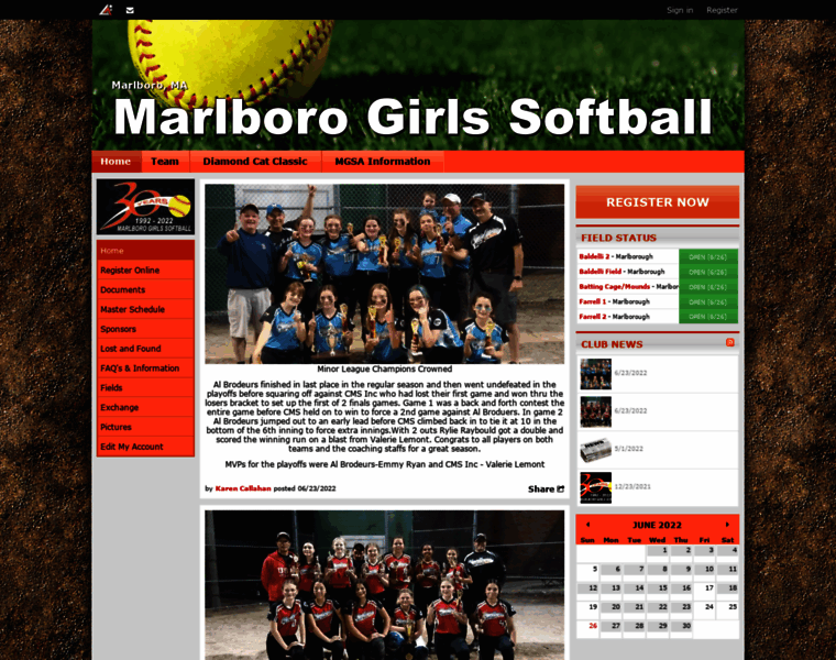 Marlborogirlssoftball.com thumbnail