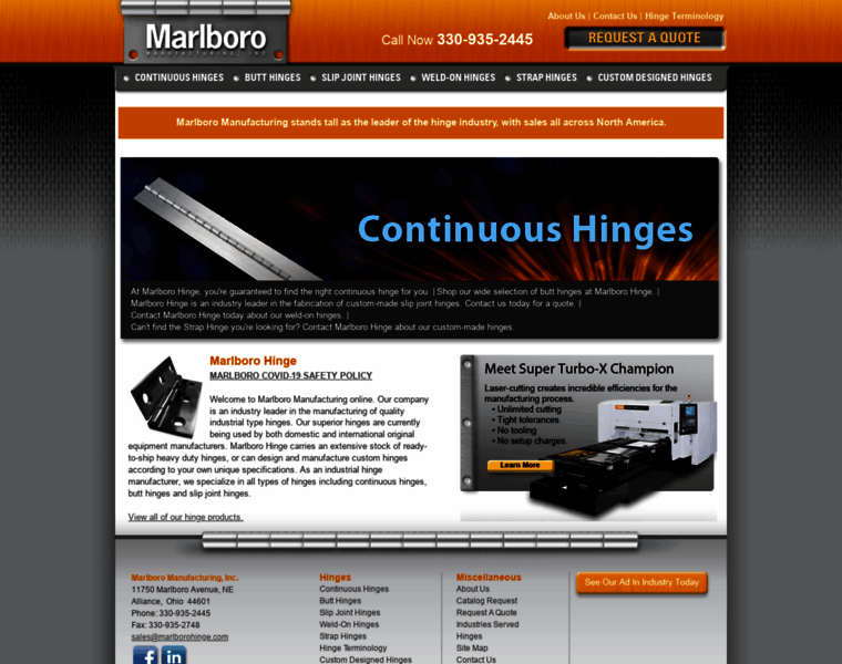 Marlborohinge.com thumbnail