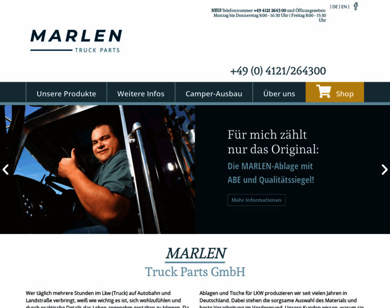 Marlen-truck.de thumbnail