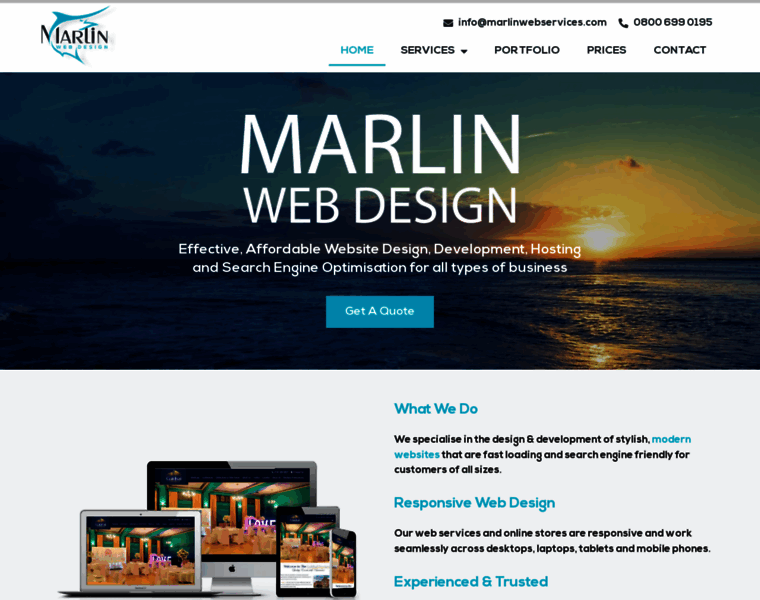 Marlinwebdesign.com thumbnail
