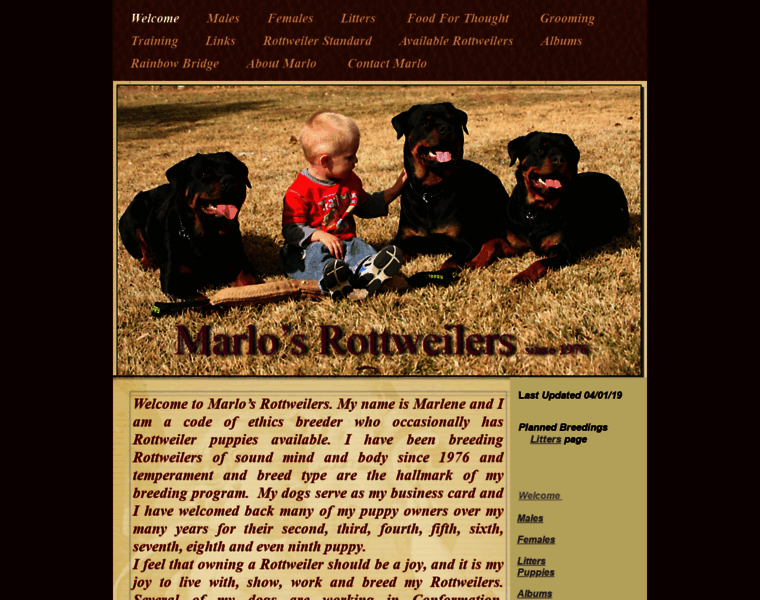 Marlosrottweilers.com thumbnail