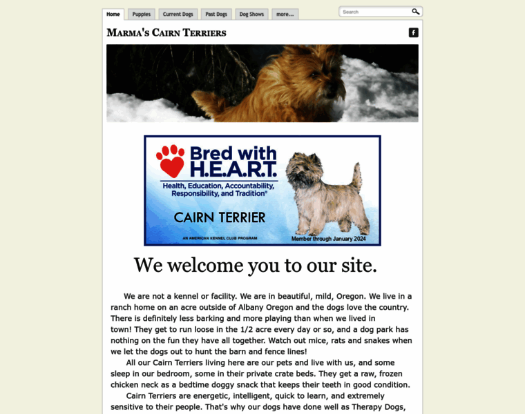 Marmascairnterriers.com thumbnail