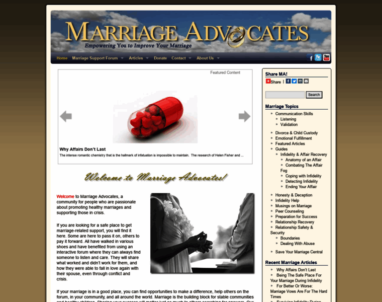 Marriageadvocates.com thumbnail