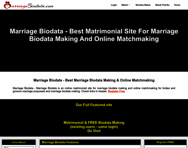 Marriagebiodata.com thumbnail
