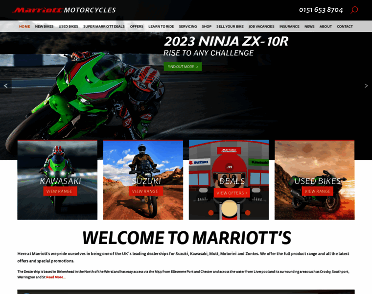 Marriottmotorcycles.com thumbnail