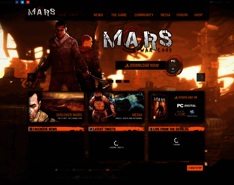 Mars-thegame.com thumbnail