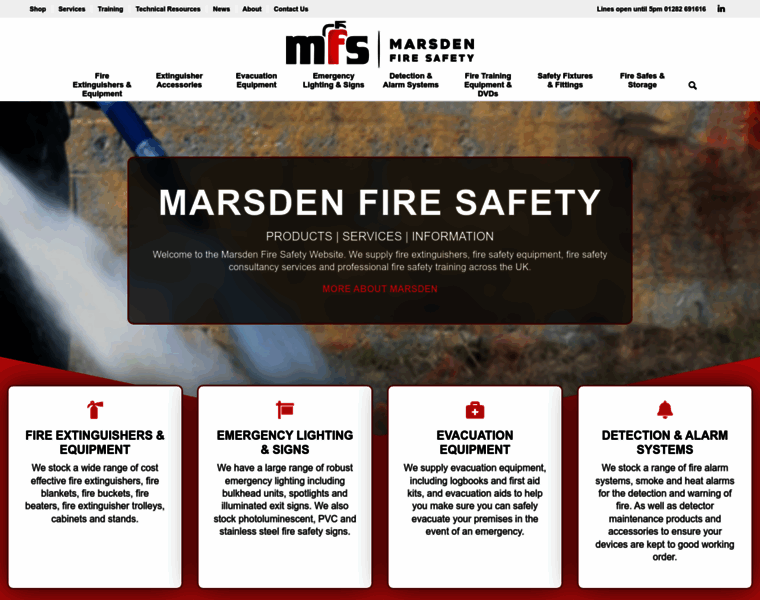 Marsden-fire-safety.co.uk thumbnail