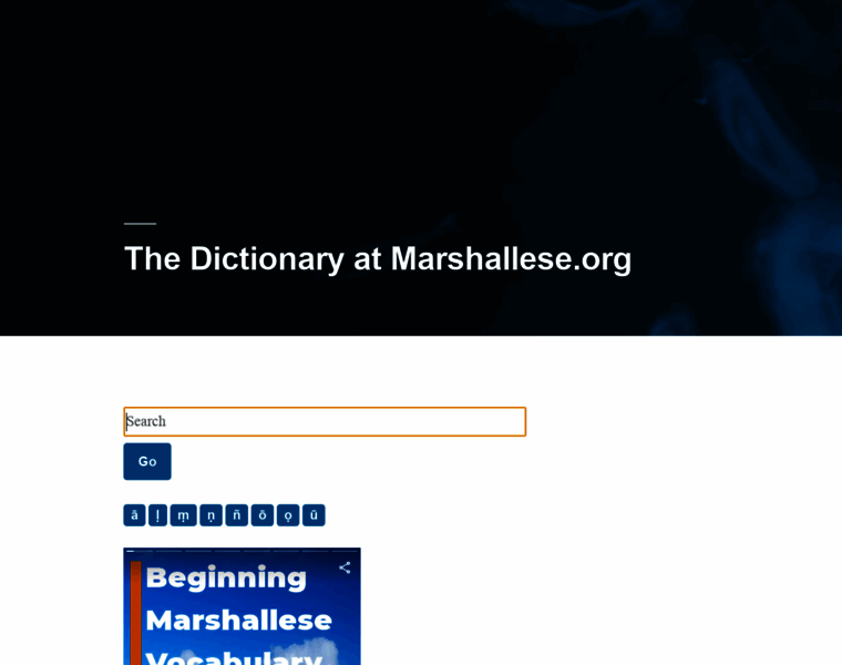 Marshallese.org thumbnail