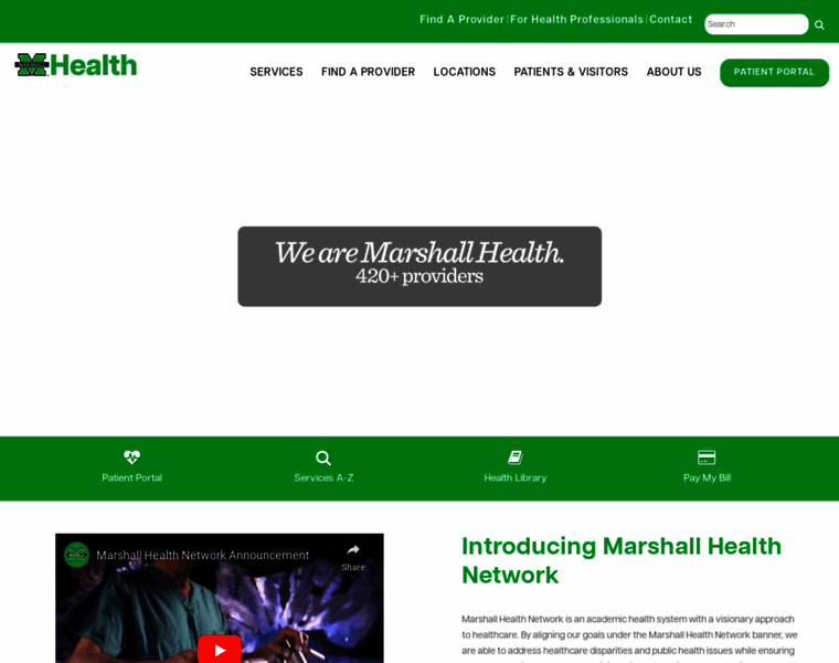 Marshallhealth.org thumbnail