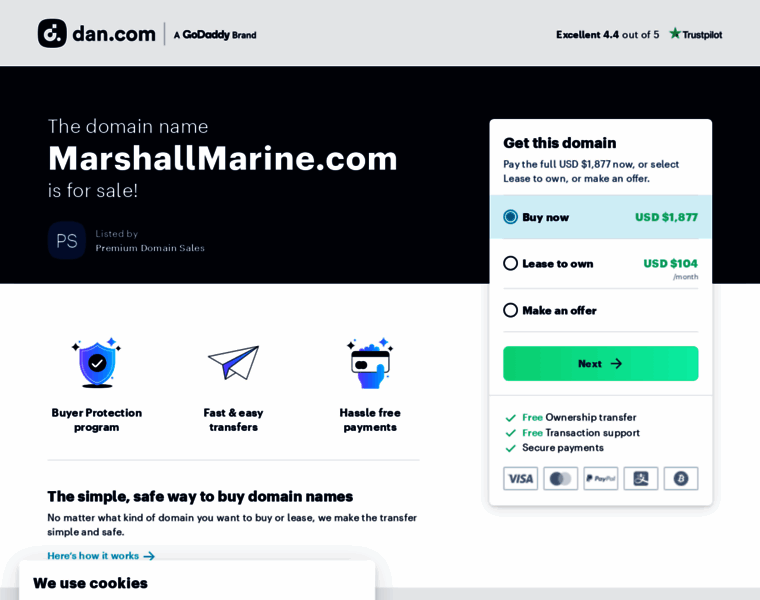 Marshallmarine.com thumbnail