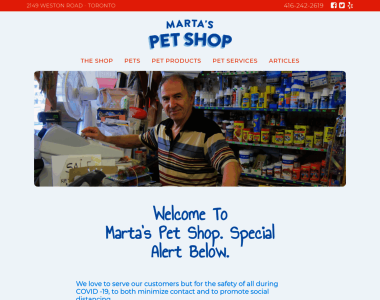 Martaspetshop.ca thumbnail
