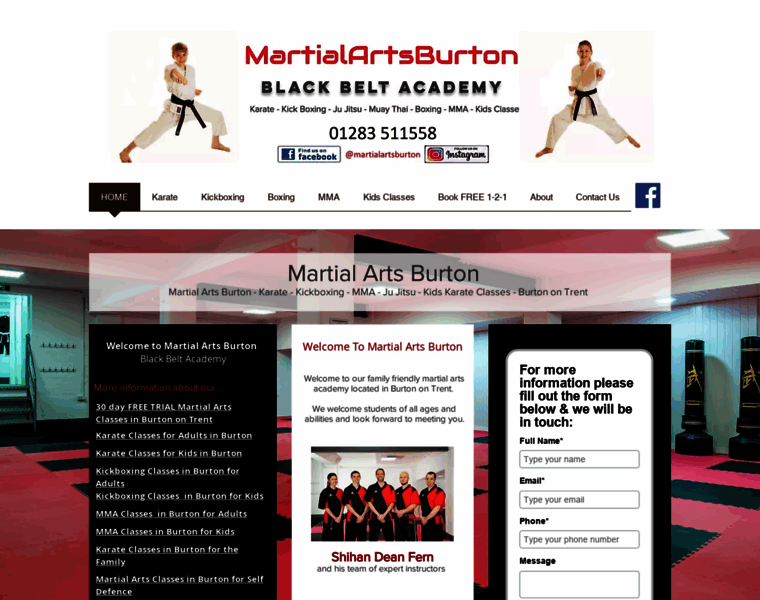 Martialartsburton.co.uk thumbnail