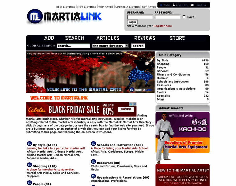 Martialink.co.uk thumbnail