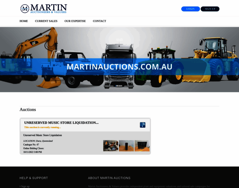 Martinauctions.bidsonline.com.au thumbnail