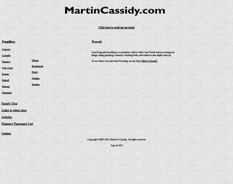 Martincassidy.com thumbnail