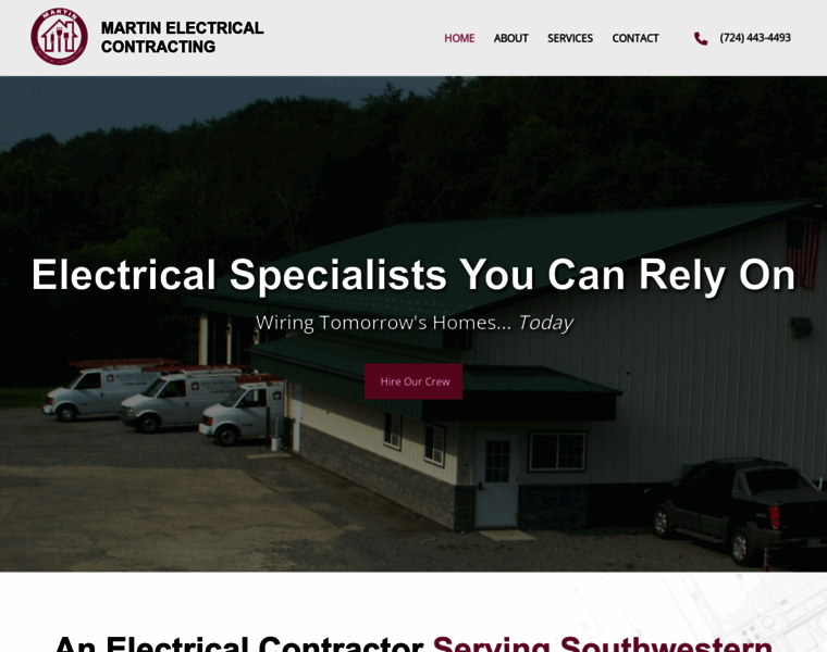 Martinelectricalcontracting.com thumbnail