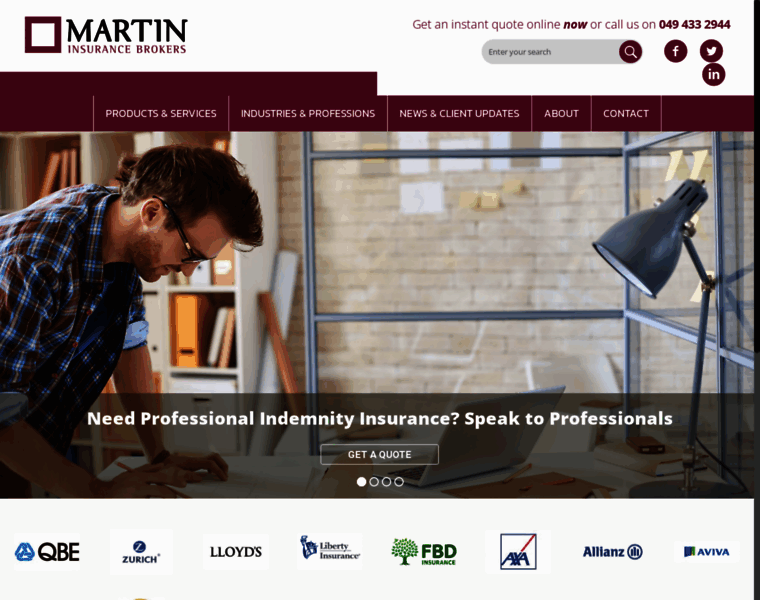 Martininsurance.ie thumbnail