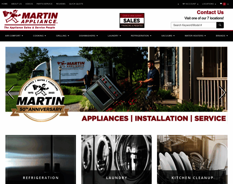 Martinsappliance.com thumbnail