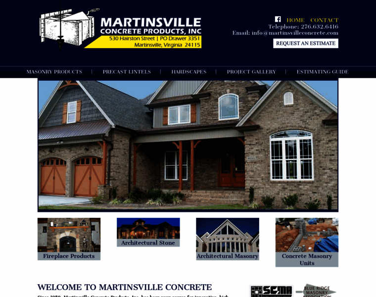 Martinsvilleconcrete.com thumbnail