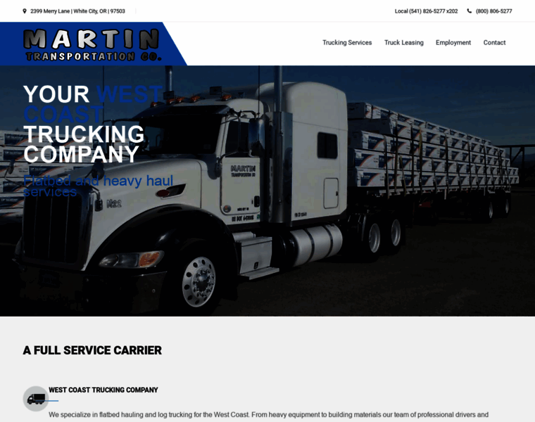 Martintransportation.com thumbnail