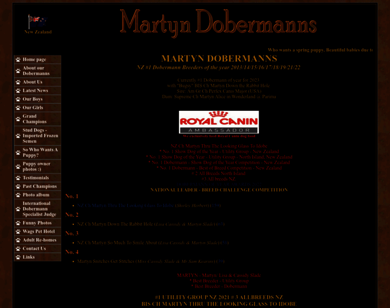 Martyndobermanns.com thumbnail