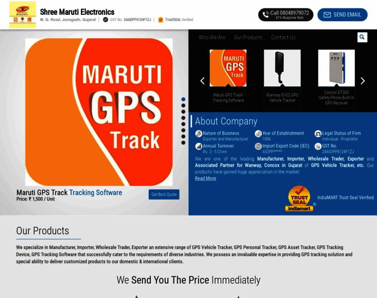 Marutigpsindia.com thumbnail