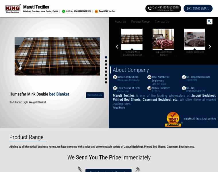 Marutitextiles.net thumbnail Marutitextiles.net thumbnail