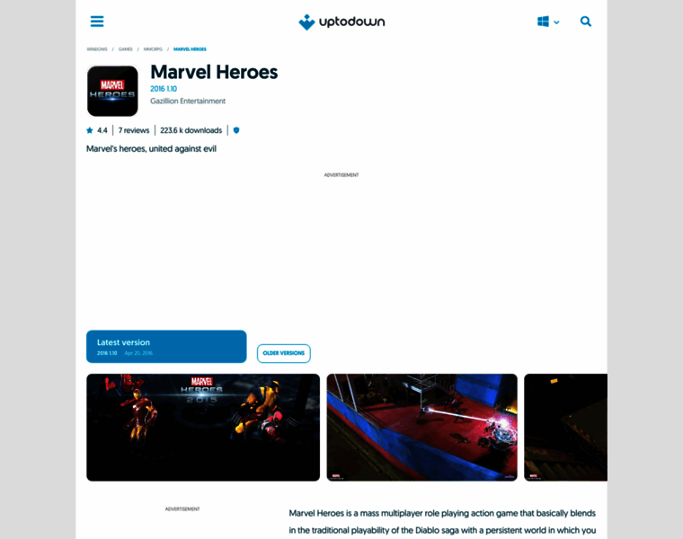 Marvel-heroes.en.uptodown.com thumbnail