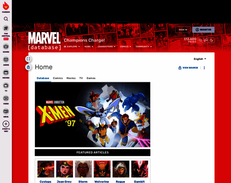 Marveldatabase.com thumbnail