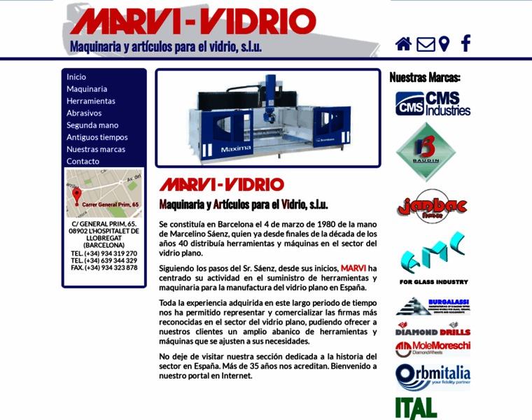 Marvi-vidrio.com thumbnail