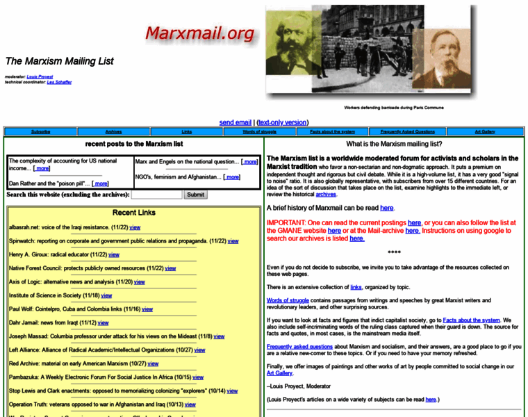 Marxmail.org thumbnail