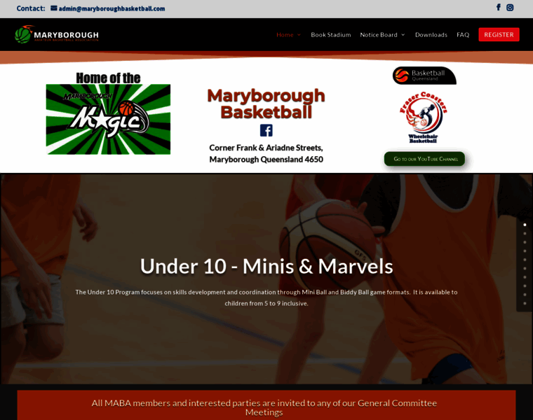 Maryboroughbasketball.com thumbnail
