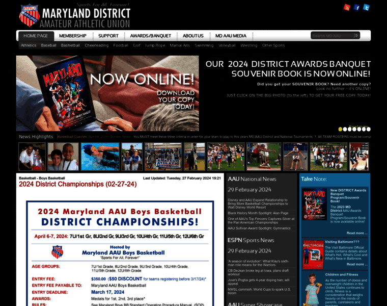 Marylandaau.org thumbnail