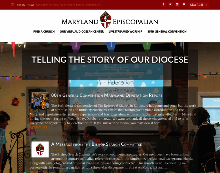 Marylandepiscopalian.org thumbnail