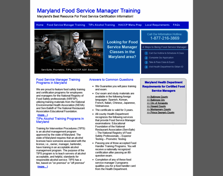 Marylandfoodservice.org thumbnail