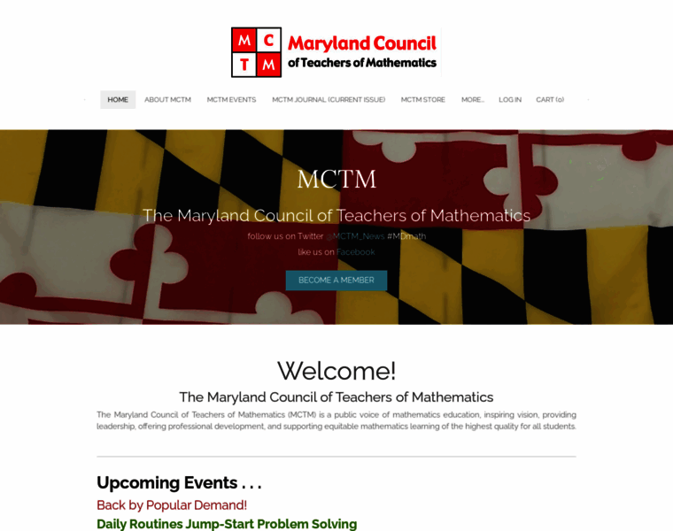 Marylandmathematics.org thumbnail