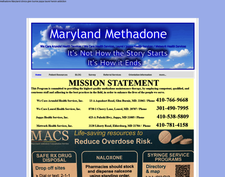 Marylandmethadone.com thumbnail
