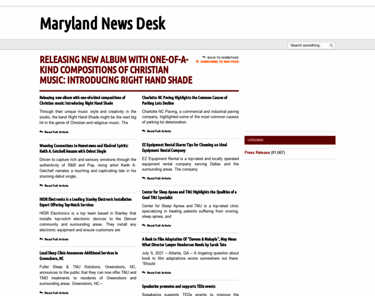 Marylandnewsdesk.com thumbnail
