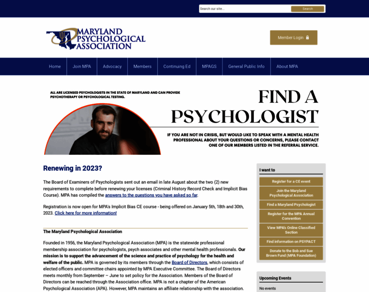 Marylandpsychology.org thumbnail
