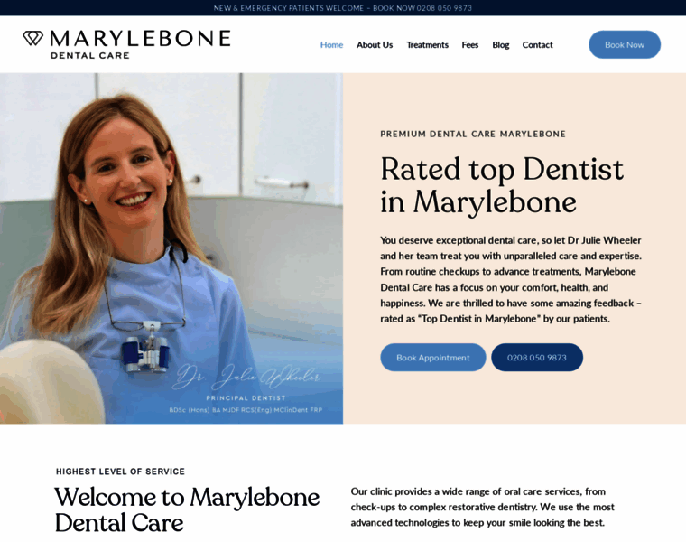Marylebone-dental.co.uk thumbnail