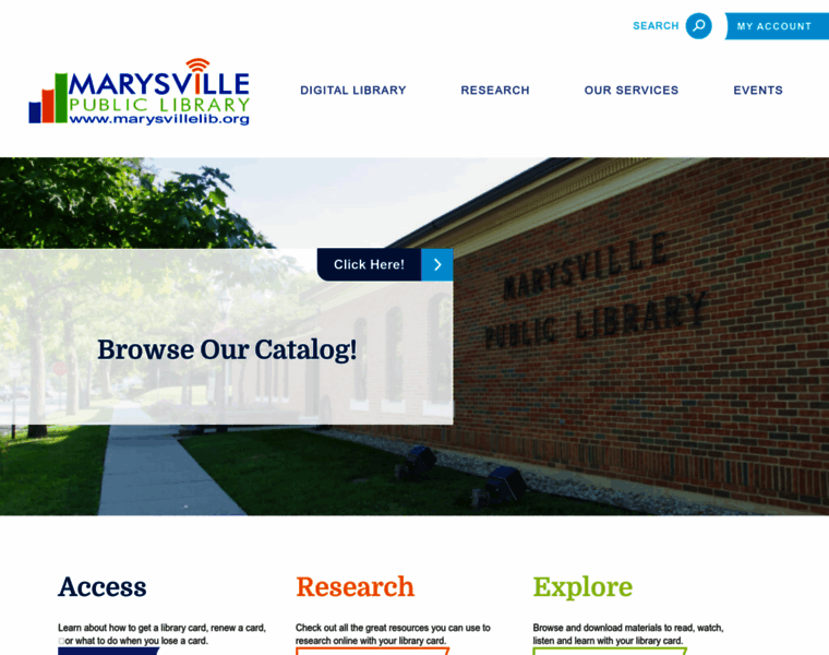 Marysvillelib.org thumbnail