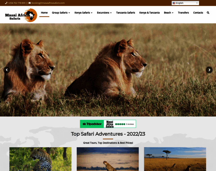 Masaiafricasafaris.com thumbnail