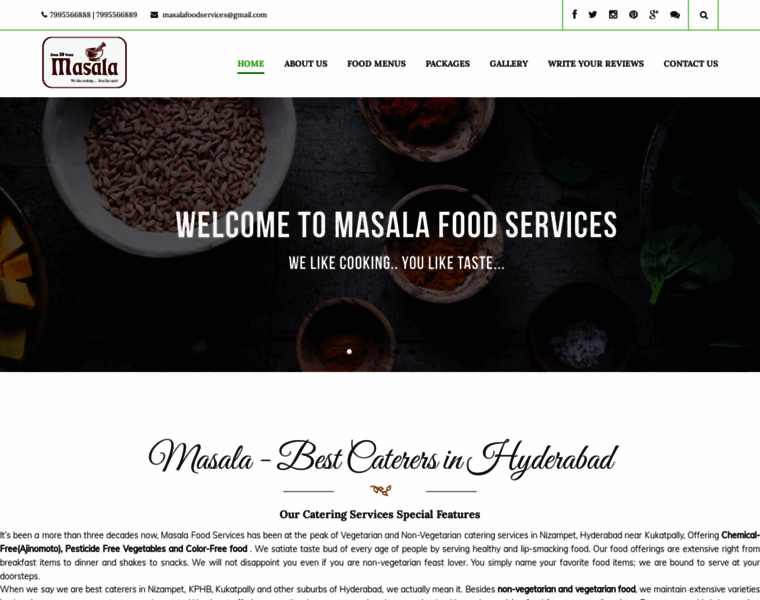 Masalafoodservices.com thumbnail