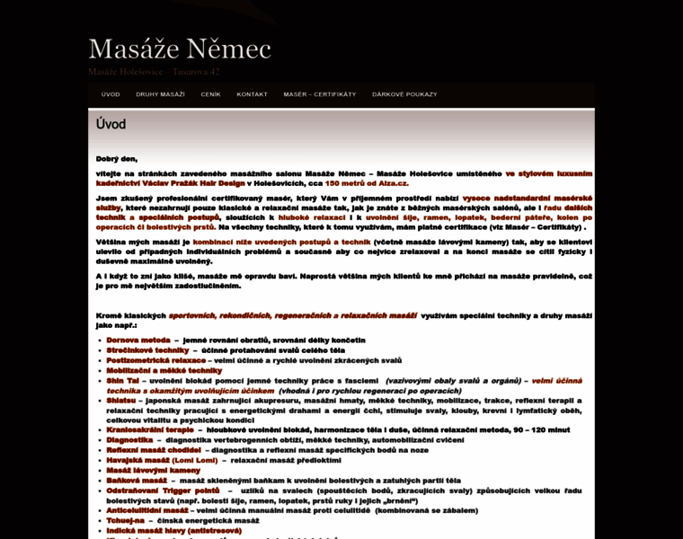 Masaze-nemec.cz thumbnail