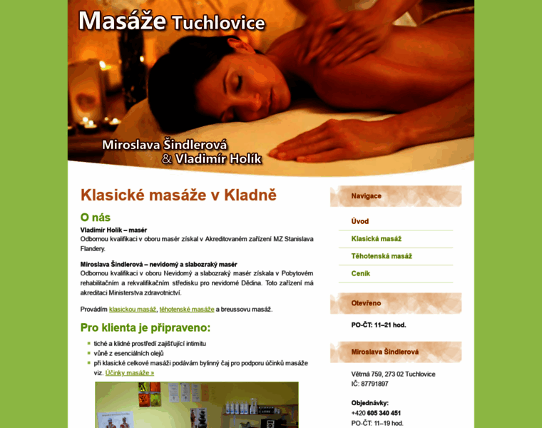 Masaze-sindlerova.cz thumbnail