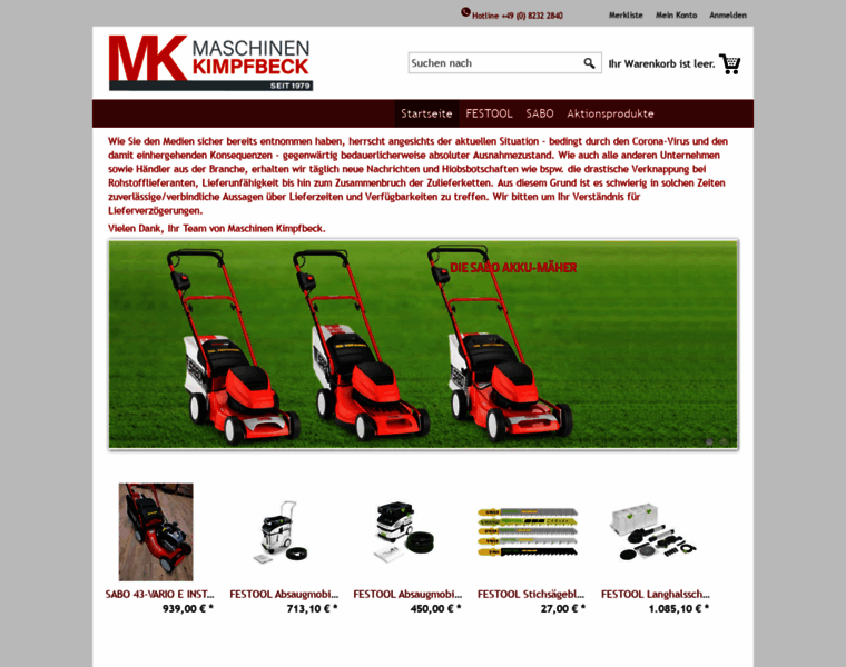 Maschinenhandel-kimpfbeck.de thumbnail