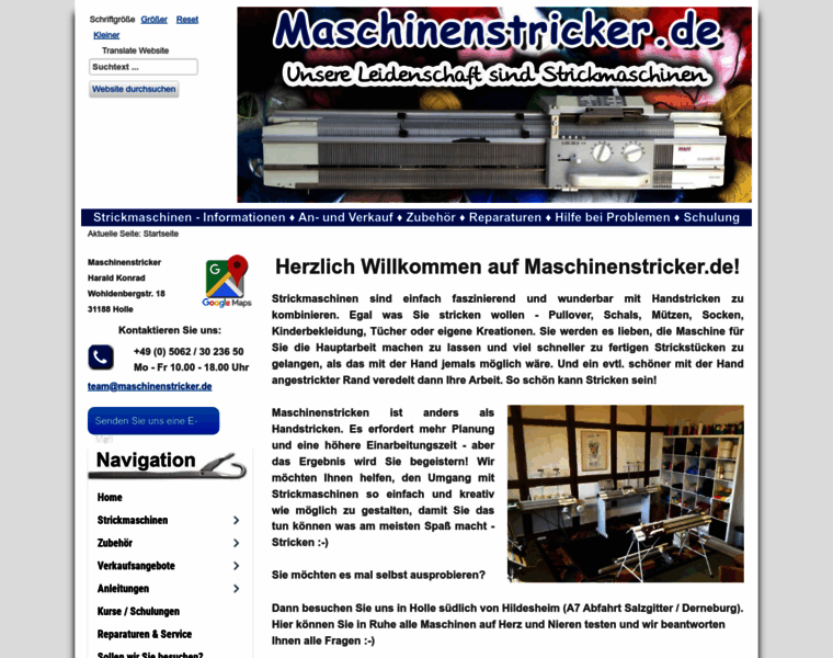 Maschinenstricker.de thumbnail