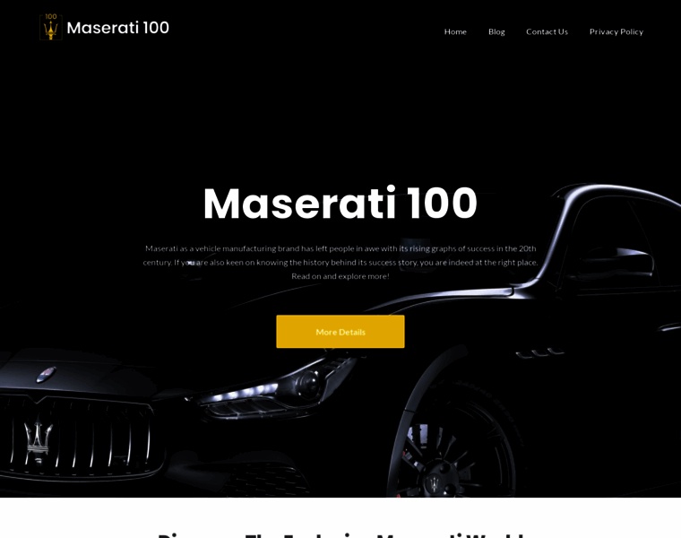 Maserati100.com thumbnail