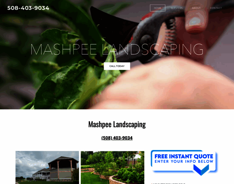 Mashpee-landscaping.com thumbnail