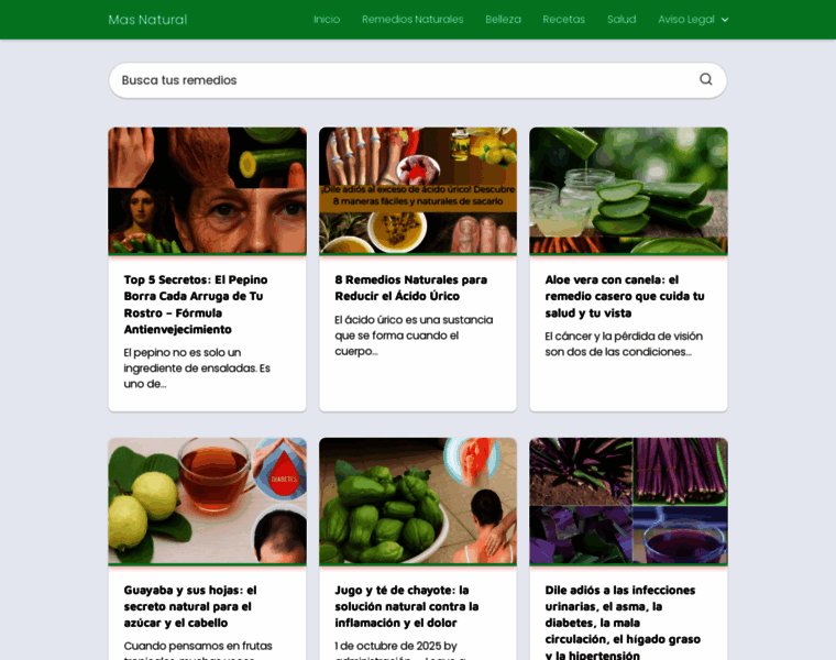 Masnatural.info thumbnail